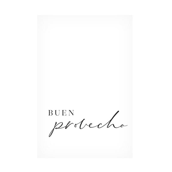 Trademark Fine Art Rosana Laiz Blursbyai Buen provecho Canvas Wall Art