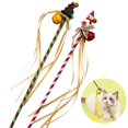thumbnail image 3 of 2PCS Kitten Teasers Snowman Tree Bell Cat Teasers Kitten Play Toys for Christmas, 3 of 10