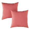 thumbnail image 3 of Greendale Home Fashions Coral 17 in. Square Outdoor Throw Pillow (2-Pack), 3 of 5