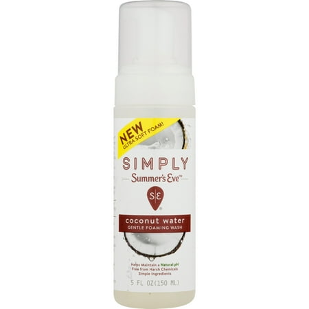 Simply Summer's Eve Gentle Foaming Wash Coconut Water - 5