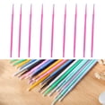 thumbnail image 4 of 500pcs Disposable Micro Applicator Brushes Eyelash Extension Cotton SwaEyelash Micro Brush Wands Makeup Tools Size M (Pink), 4 of 5