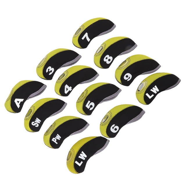 12PCS Couvre-Tête de Club, Néoprène Protection de Tête de Protection de Protection de Tête de Club Anti-Rayures pour l'Extérieur