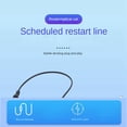 thumbnail image 3 of 10X 24 Hour Auto Reboot Router Routing Timer Reset Tool DC Power Timing Fiber Modem Router DC Power Manager Black, 3 of 8