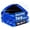 Blue&Black, variant on 1 Pack 6x6FT Tarp ,10Mil Waterproof Tarp