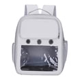 thumbnail image 2 of Mochila para perros de tela Oxford, transportadora para mascotas, portátil, transpirable, para perros, cachorros y conejos Gris Yuyangstore Transportín de viaje para gatos, 2 of 8