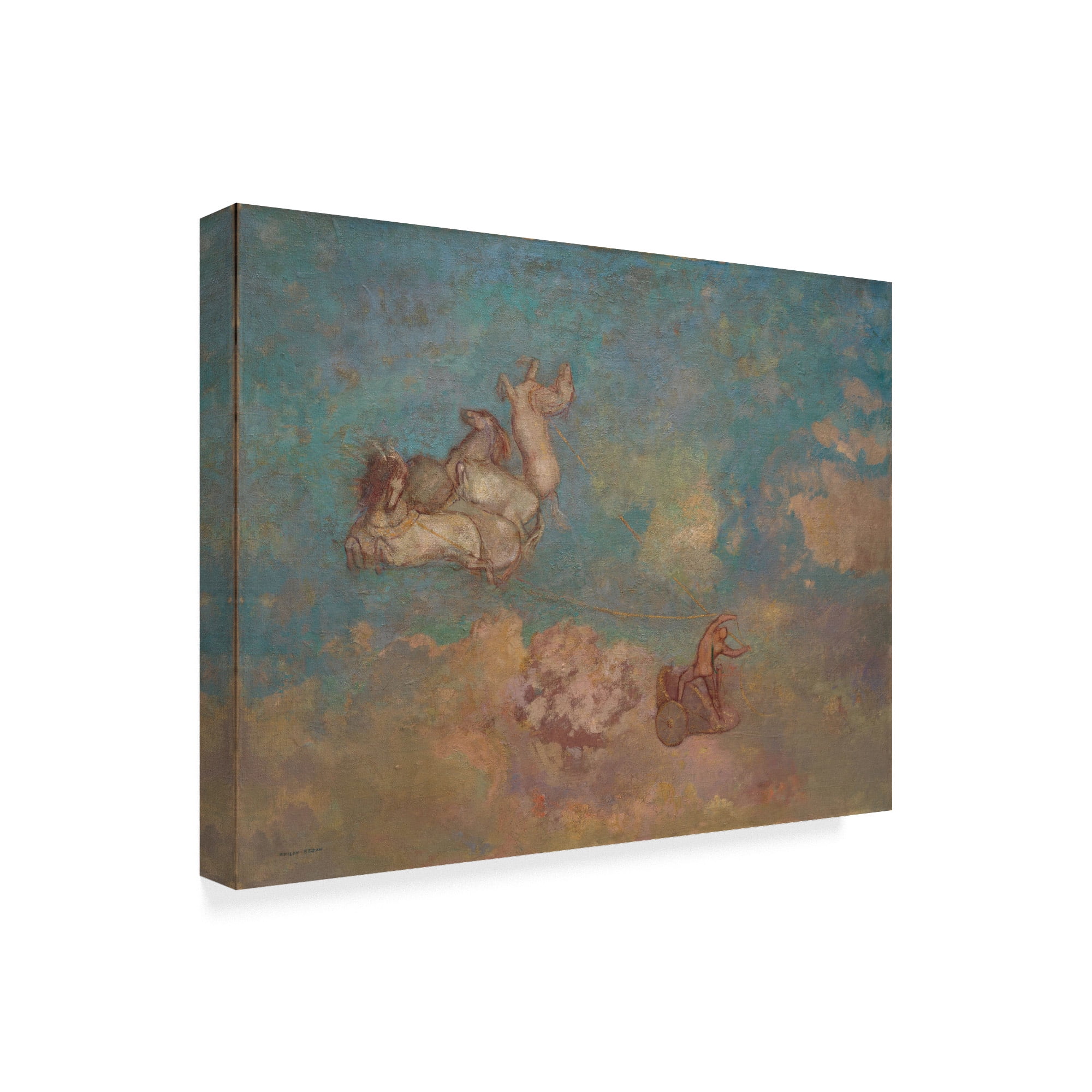 Trademark Fine Art 'The Chariot Of Apollo' Canvas Art by Odilon Redon