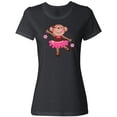 thumbnail image 3 of Inktastic Ballerina Dance Monkey Women's T-Shirt, 3 of 5