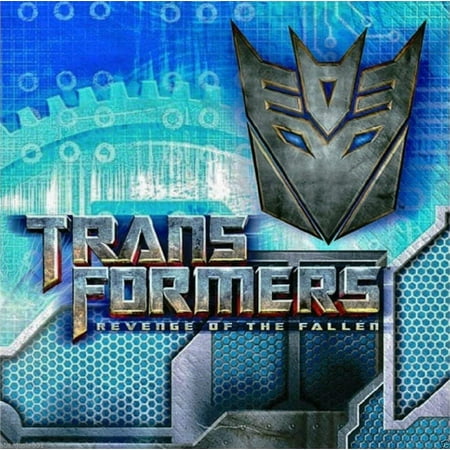 Transformers Revenge of the Fallen Beverage Napkins Party Supplies 16 Ct