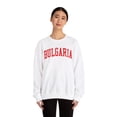 thumbnail image 4 of Bulgarian Bulgaria Sweatshirt Gifts Crew Neck Shirt Long Sleeve Unisex, 4 of 7
