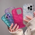 thumbnail image 2 of Fundas de teléfono con láser de espejo para iPhone 16 Pro Max Funda para iPhone 13 15 Plus 12 14 11 13 X XR XS 6 8 7 SE Bling Aurora Funda trasera suave, 2 of 5