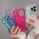 thumbnail image 2 of Funda de lujo con patrón de ondas de agua para iPhone 11 15 16 Pro Max Funda para iPhone 14 13 12 Pro Max XR 7 8 16 Plus X Xs SE 6s Funda de silicona, 2 of 5