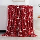 thumbnail image 2 of Sofa Vama Ropa de Cama Manta navideña con diseño de reno y muñeco de nieve, suave, transpirable, cálida y cómoda, ideal para sofá o dormitorio. for Navideño, 2 of 4