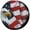 American Flag Eagle, variant on Foruidea Paw Print Spare Tire Cover Dust-Proof Wheel Tire Cover Fit Trailer, RV, SUV and Many Vehicle 15 Inch