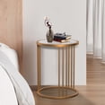 thumbnail image 2 of Aukfa Modern Metal End Table Side Table for Living Room, 2 of 7