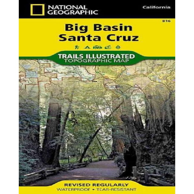 Big Basin, Santa Cruz (National Geographic Trails Illustrated Map)