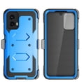 thumbnail image 5 of For Motorola Moto G Power 5G 2024 Case, Takfox Heavy Duty Rugged Defender Full Body Protection Phone Case Cover with Swivel Belt Clip Holster & Built in Screen Protector - Blue, 5 of 9