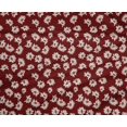 thumbnail image 4 of oneOone Tissu Polyester Lycra Rouge Foncé Matériel de Robe Fleur Artistique Tissu Imprimé Tissu au Mètre 56 Pouces de Large, 4 of 4