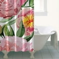 thumbnail image 5 of Waterproof Pioneer Shower Curtain 36x72 Inch Polyester Unique Colorful Floral Shower Curtain for Bathroom Hotel Home Decor with 7 Plastic Hooks, 5 of 5
