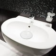 thumbnail image 3 of Wosthever Tapa de escurridor Recableght, colador de bañera de fregadero, tapón de silicona, tapa de escurridor, accesorios de baño duraderos y Juegos de accesorios de baño blanco Wosthever HA9138-02B, 3 of 6