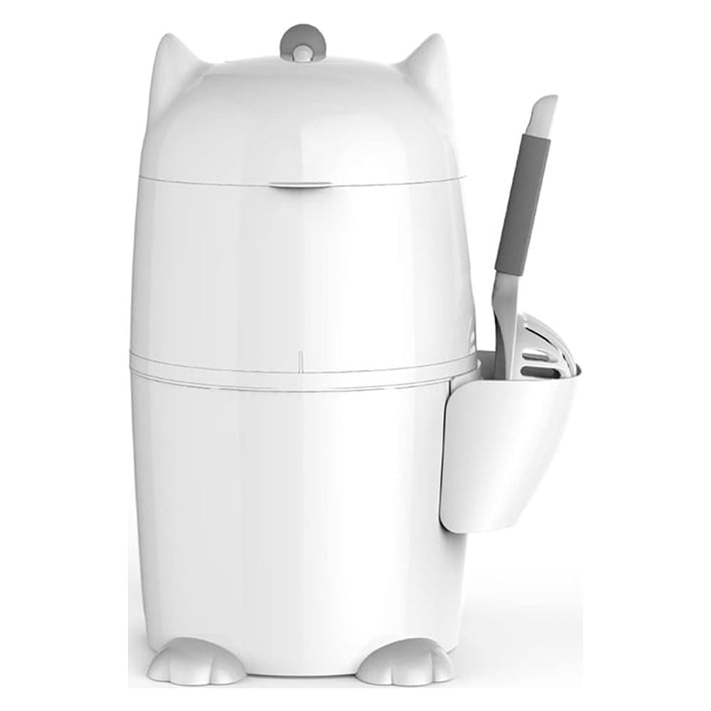 Cat Litter Disposal System Modern Pet Waste Disposal with Scoop