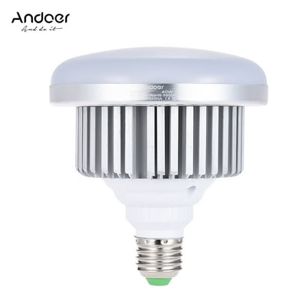 

Andoer E27 40W Energy Saving LED Bulb 3200K Yellow Warm Light Lamp for Photo Studio Video Home Commercial Lighting