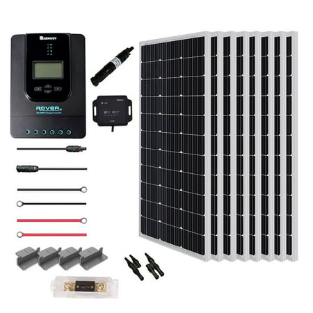 Renogy 800 Watt 24 Volt Off Grid Solar Premium Kit with Monocrystalline Solar Panel and 40A MPPT Rover (Best Monocrystalline Solar Panels)