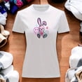 thumbnail image 3 of Playera Blusa Con Estampado De Conejo Kawai Con Caras Fantasmas Ropa Para Mujer Color Blanco Talla Mediana Marca Emil SaEs, 3 of 4