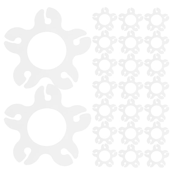 NICEXMAS Balloon Clips for Arch, White Plastic, Easy Assembly, Party Decorations, 200Pcs