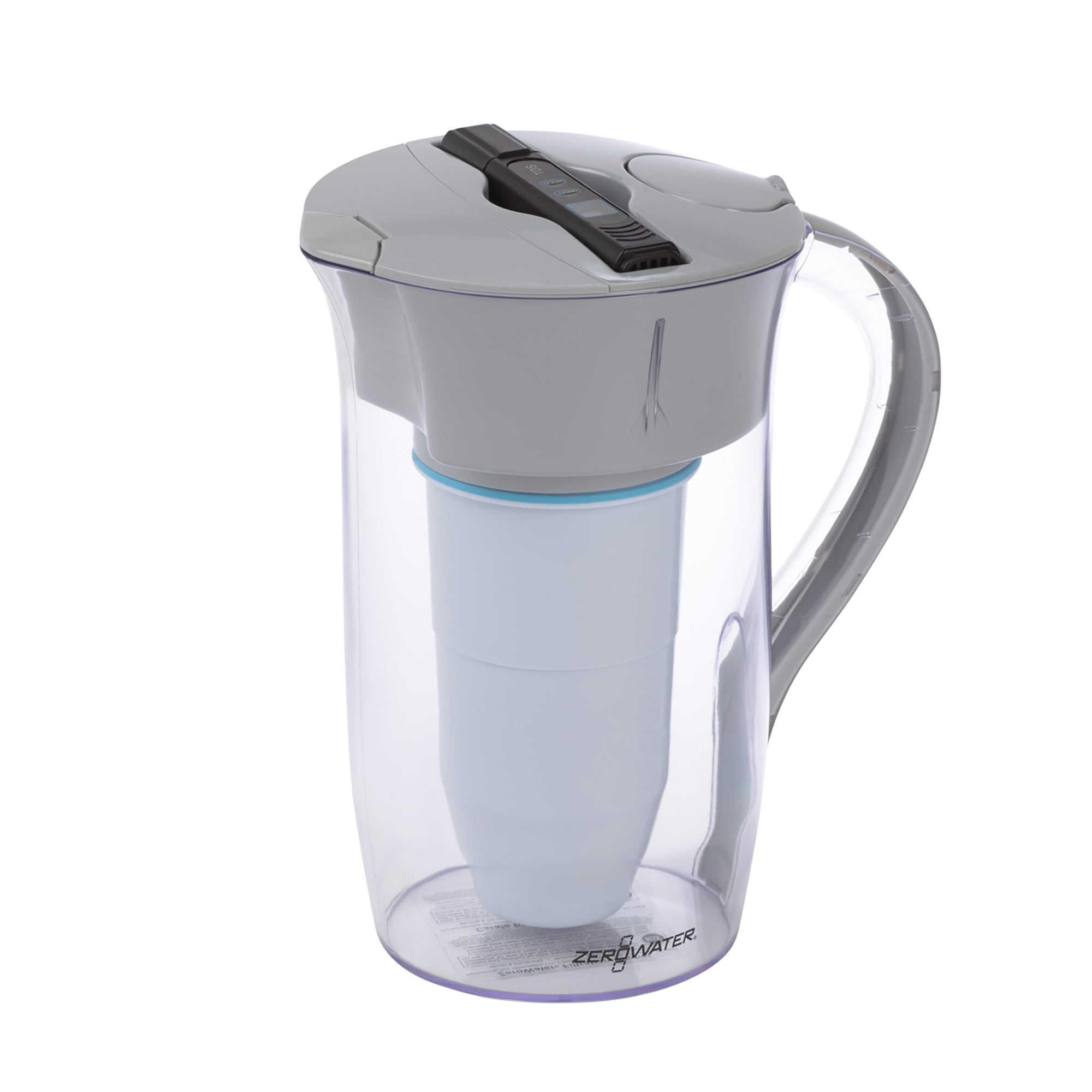 White Small Water Filter Pitcher Membrane Solutions 5 Cup Mini Size Jug Fast Filter and Pour for Fridge NSF Certified