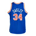 thumbnail image 1 of Charles Oakley Signed New York Basketball Swingman Throwback Jersey, 1 of 2