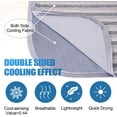 thumbnail image 3 of Cooling Throw Blanket for Hot Sleepers,Double Sided Cold Effect, Lightweight Breathable Summer Bed Blanket for Couch, Transfer Heat to Keep Body Cool Night Sweats,50"x70", 3 of 5