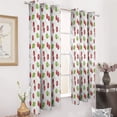 thumbnail image 3 of Red Cherry 2 Panels Blackout Curtains for Bedroom Living Room Drapes Kitchen Room Window Blackout Curtain Grommet, 3 of 6