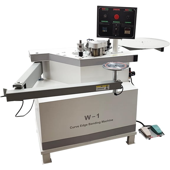 Woodworking Automatic Curved Edgebander Foldable Arm Curved Edge Banding Machine 220V