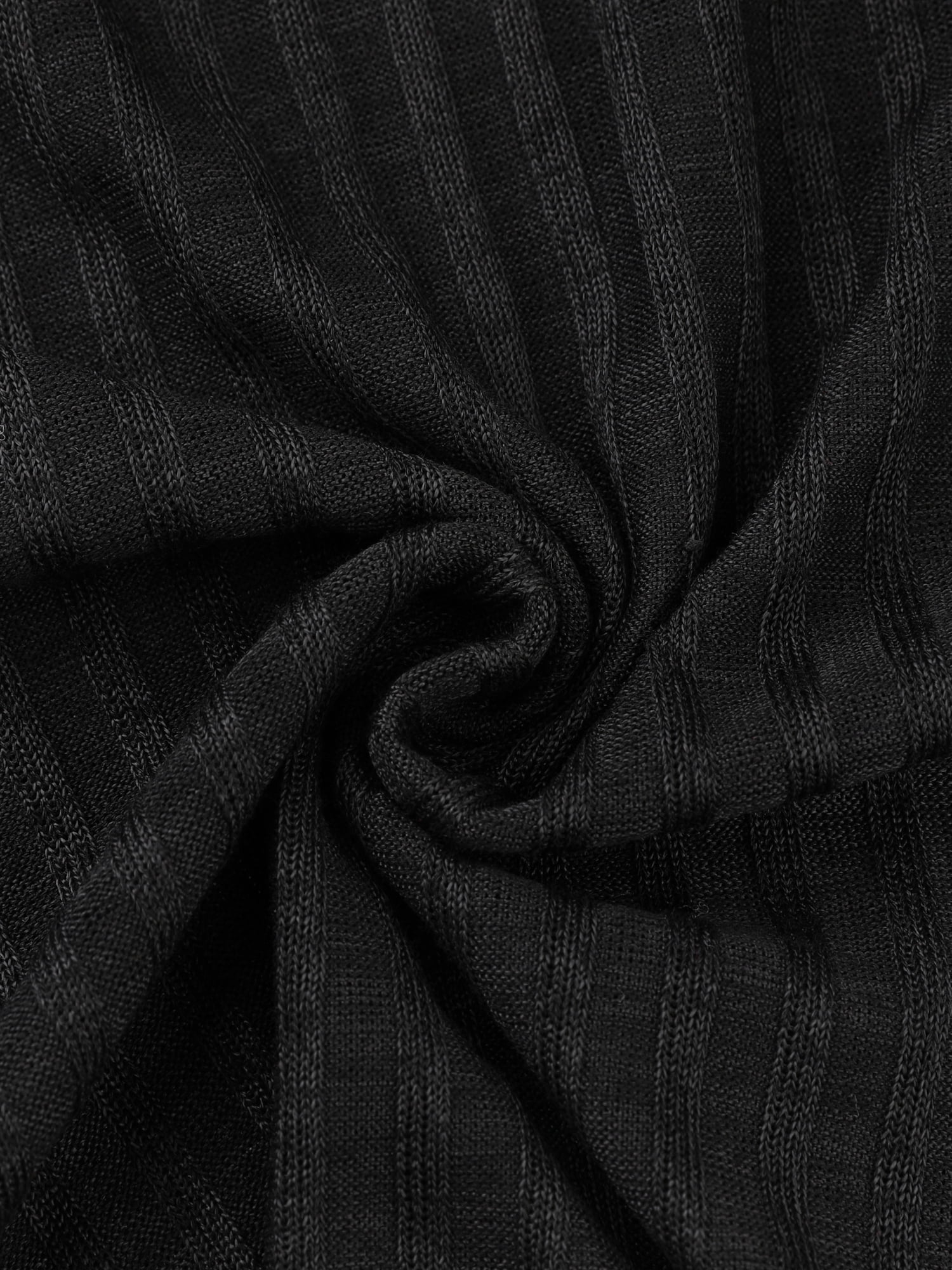 DARING DIVA Women's 2 Pcs Biker Shorts Lounge Sets Ribbed Knit Outfits Black 2XL