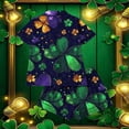 thumbnail image 6 of Fewfanhot Women's St. Patrick's Day Pajama Set, Printed Short Sleeve Button Down Top & Shorts, Soft Milk Silk Sleepwear, 6 of 6