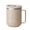 Khaki, variant on Insulated Coffee Mug with Lid, Travel Coffee Mug with Lid, Insulated Tumbler with Handle, Premium Thermal Travel Coffee Mug for Ice, Water, Tea for Home, Office - White