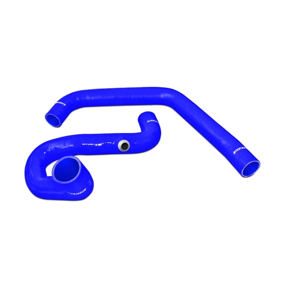 Mishimoto MMHOSE-CHV-96DBL Silicone Radiator Hose Kit Compatible With Chevrolet 6.5L Diesel 1994-2000 Blue