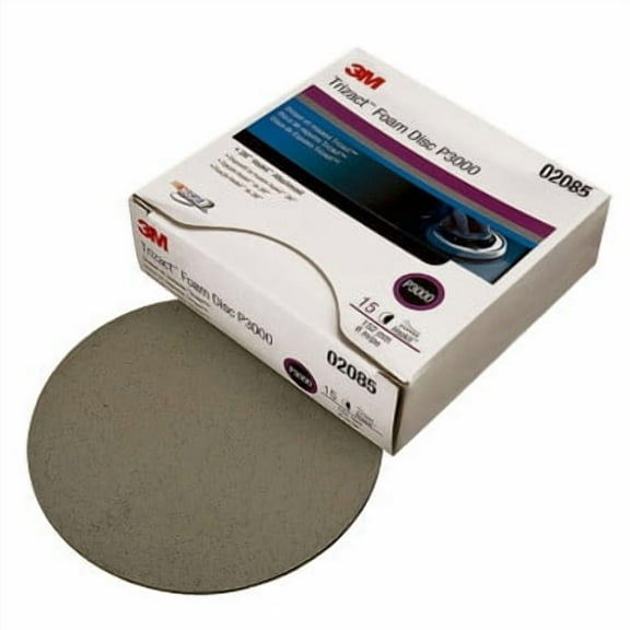 3M 02085, 3000 Grit, 6 inch D.A. Sanding Disc