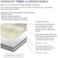 thumbnail image 5 of Transolid Twk483696-H Titan 96" High X 48" Wide X 36" Deep Matte Honed Shower Wall Kit -, 5 of 7