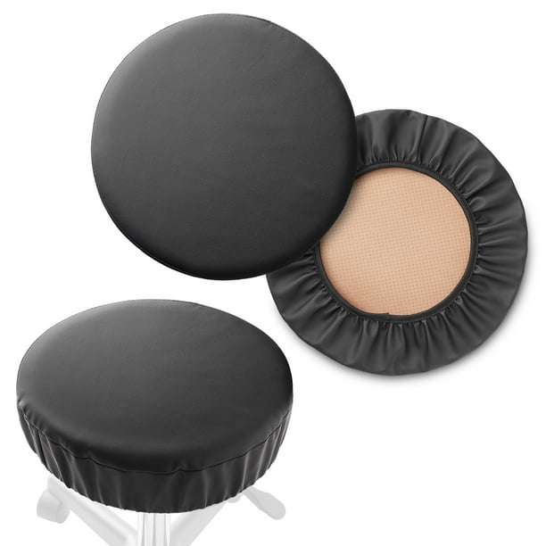 Saloniture 2Pack Round Stool Seat Cover, 131/2 Inch Waterproof