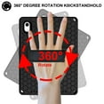 thumbnail image 4 of K-Lion for Apple iPad 10th Gen 10.9" 2022 Rugged Case Honeycomb Pattern 360° Rotatable kickstand Handstrap Shoulder Strap Shockproof Anti-Scratch Heavy Duty Case,F, 4 of 8