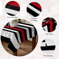 thumbnail image 5 of Red American Flag Table Cloth Waterproof Tablecloths, Black White Striped US Flag Stars Tablecloth Dining Table Cover for Kitchen Party Tabletop Outdoor, Rectangle Tablecloth 60x120 Inch, 5 of 9