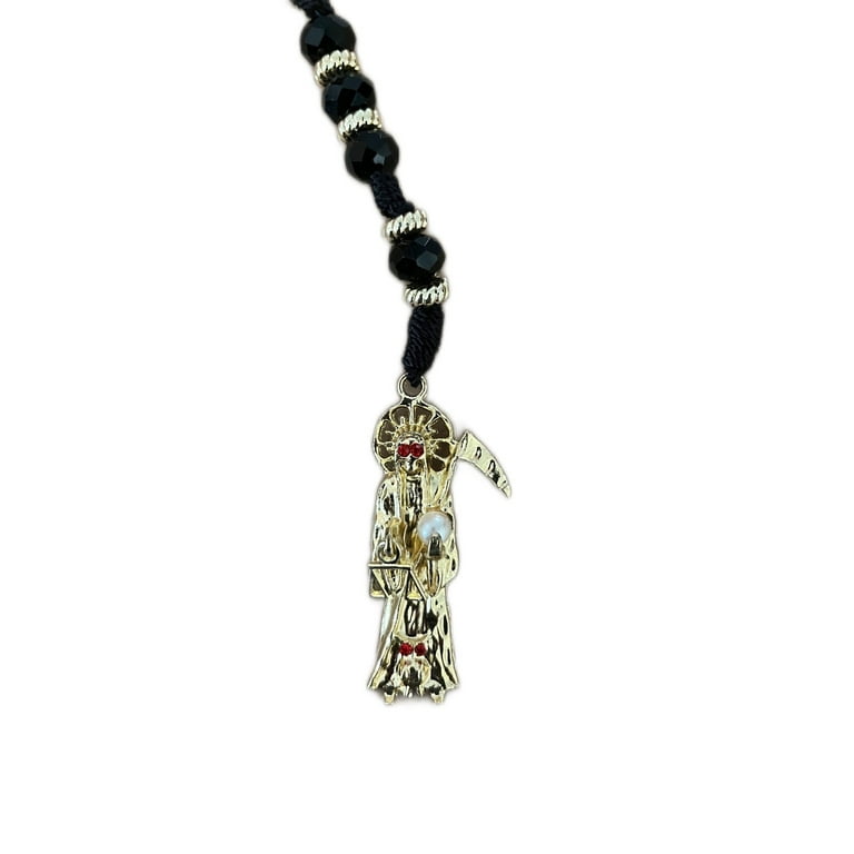Holy Death's Necklace. Rosario de la Santa Muerte - Walmart.com