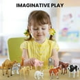 thumbnail image 7 of Beverly Hills Doll Collection Farm Animal Toys Set of 10, Moveable Joints Large Toy Farm Animals for Toddlers, Plastic Animal Figures, Realistic Animal Figurines for Kids, 7 of 7
