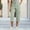 Mint Green women capri pants with pockets a1, variant on Cagogo Women Capri Pants High Waisted Cropped Pants with Pockets Casual Basic Vacation Regular Fit Flowy Beach Lounge Trousers Summer Clothes, Mint Green M