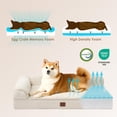 thumbnail image 4 of Cama para perros EHEYCIGA, de espuma viscoelástica, ortopédica, impermeable, mediana, 4 of 9