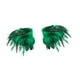 thumbnail image 2 of Chal de plumas artificiales, estilo gótico, con capas de plumas, para el hombro Verde, 2 of 9