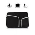 thumbnail image 3 of IC ICLOVER 15 Inch Water Resistant Slim Laptop Sleeve, Black, 3 of 7
