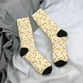 thumbnail image 5 of Rateoe Peanuts3 for Women Casual Calf Socks - Cute Crew Socks - Thin Soft Above Ankle Socks Size 5-11, 5 of 6