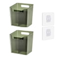 thumbnail image 1 of Juego de 2 cubos organizadores de almacenamiento para ducha montados en la pared, 1 of 8